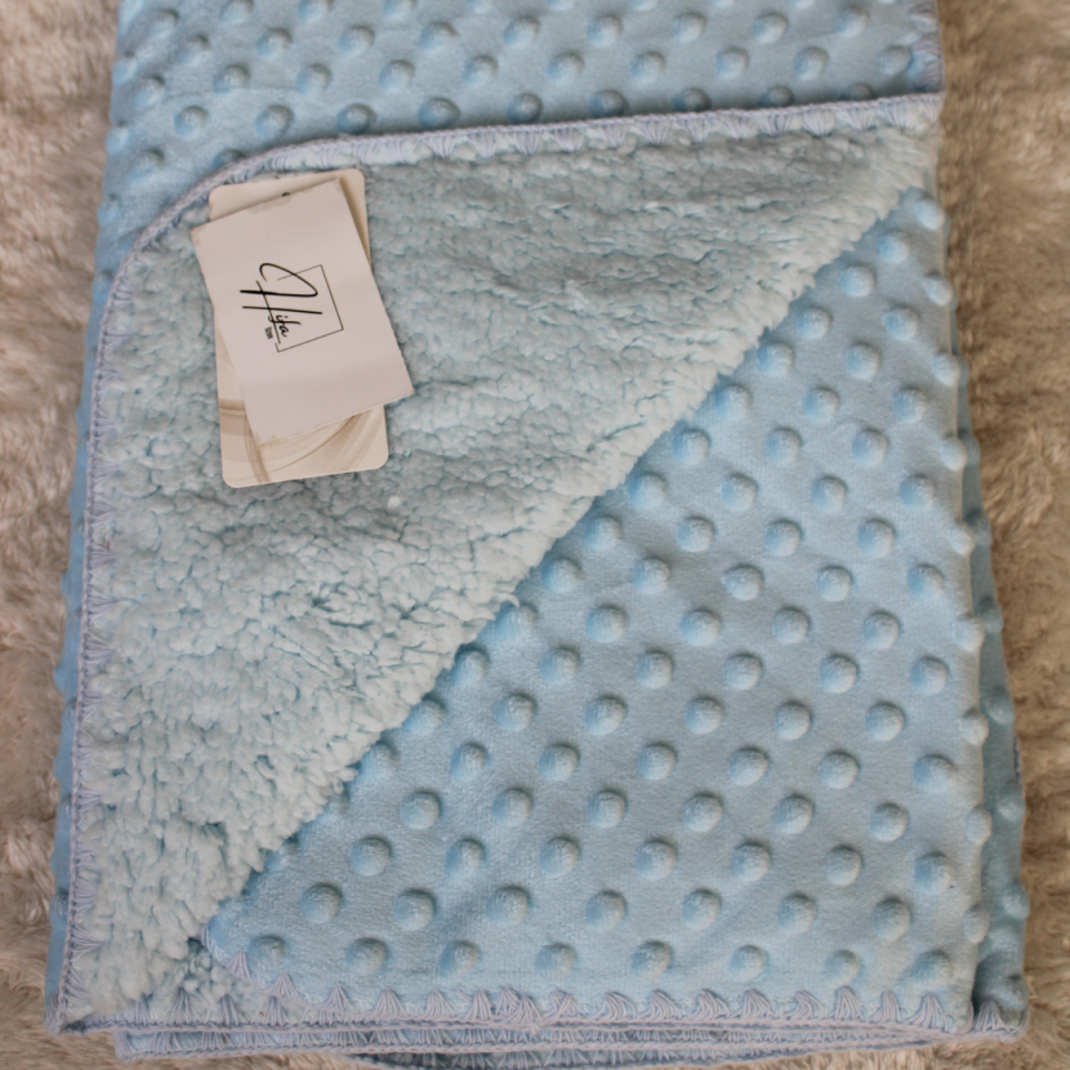 Çift Taraflı Welsoft Nohut Bebek Battaniyesi