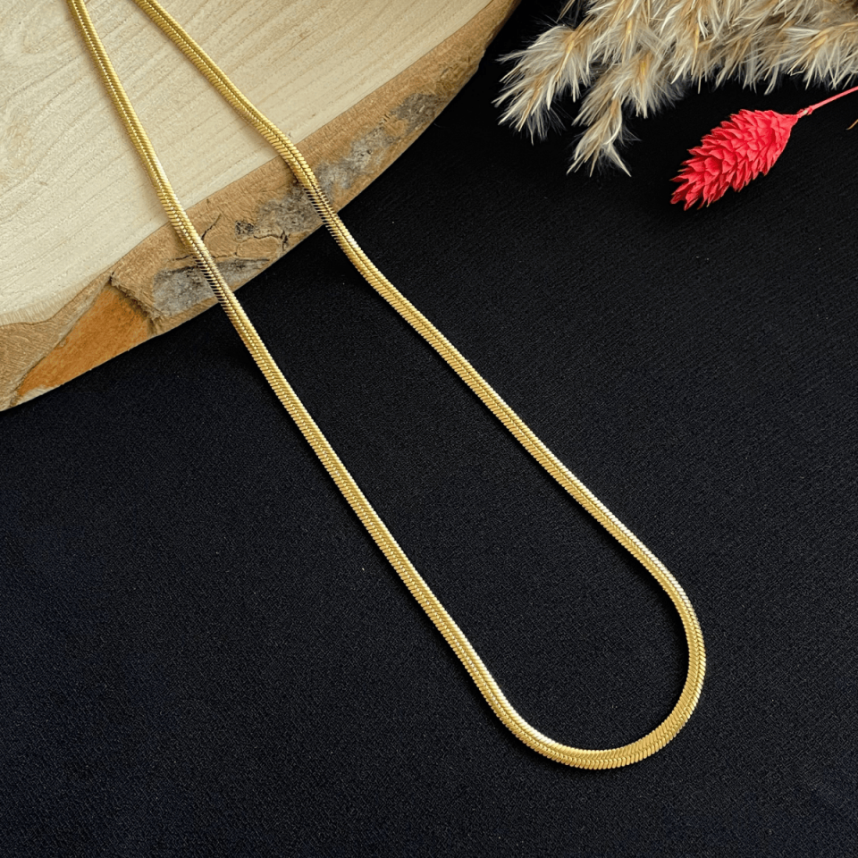 Yüksek Kalite Çelik İtalyan Zincir Kolye