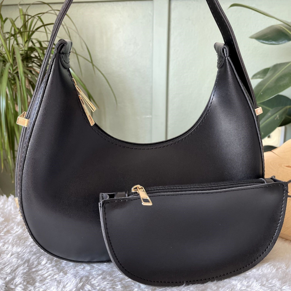 Cherry Model Askı Ayarlanabilir Kadın Omuz Çantası ve Cüzdanı