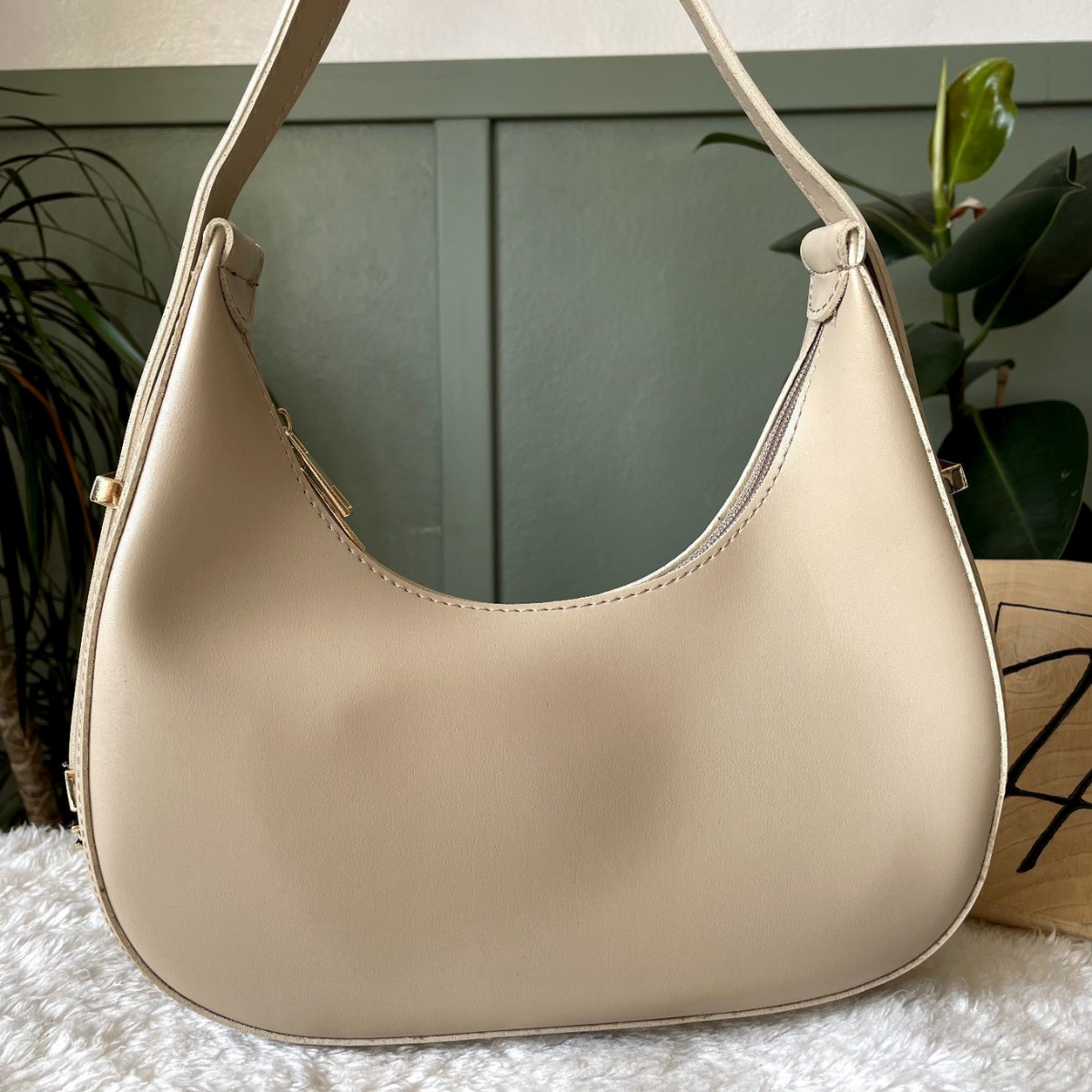 Cherry Model Askı Ayarlanabilir Kadın Omuz Çantası ve Cüzdanı