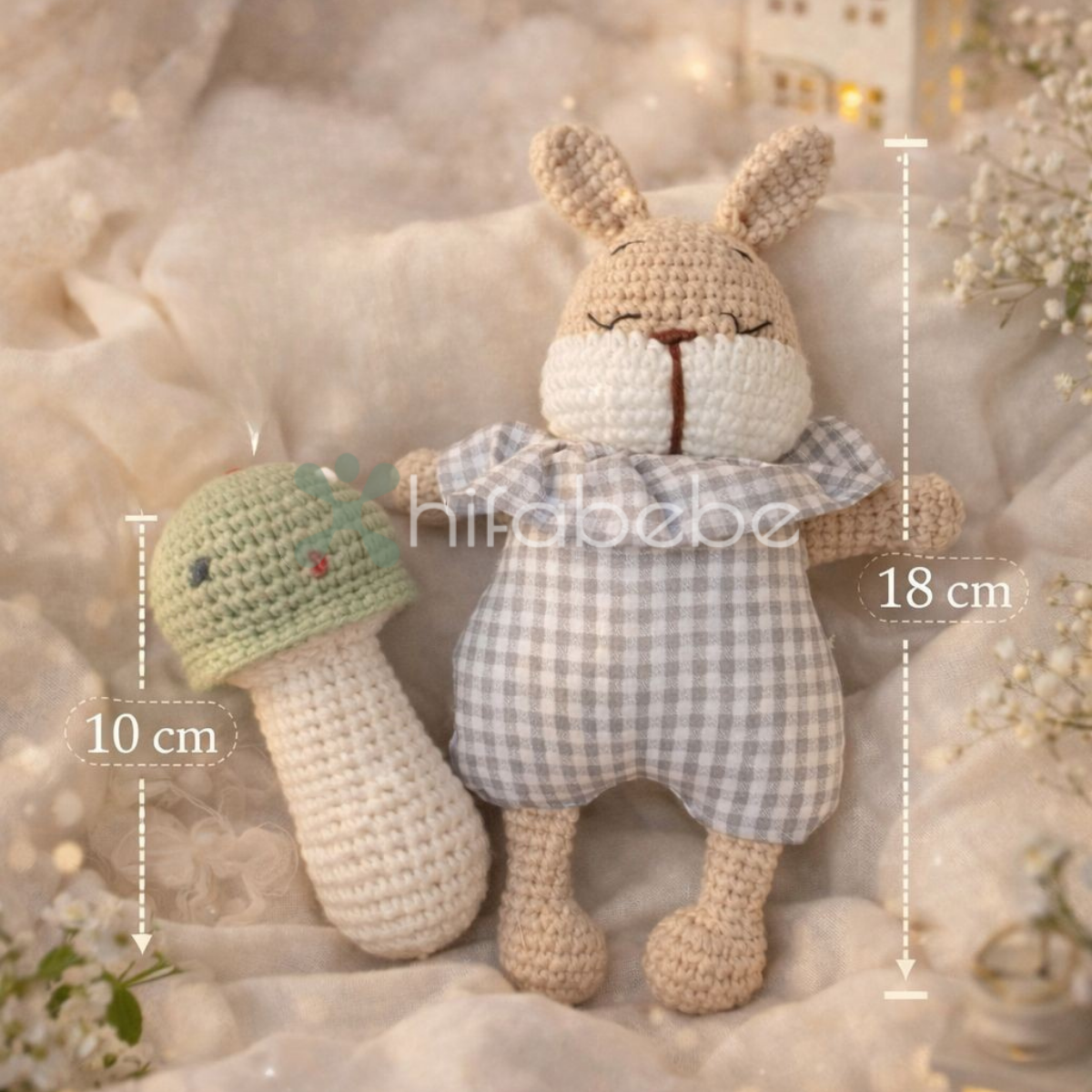 (ÖN SİPARİŞ) Milo Tavşan ve Mantar Çıngırak Set