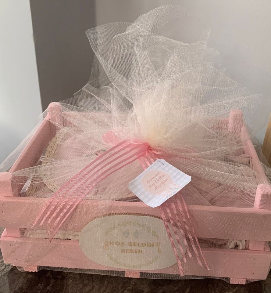 Pembe Kasa Hazır Hediye Seti