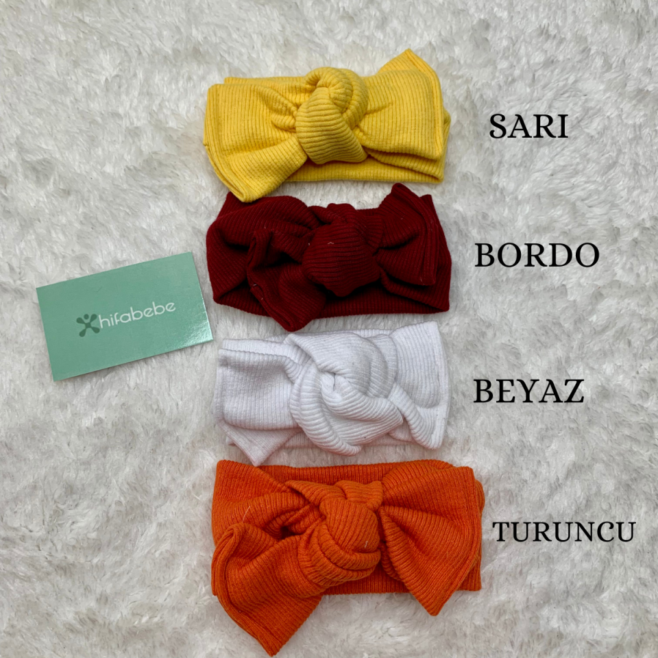 Fitilli Kız Bebek Bandana