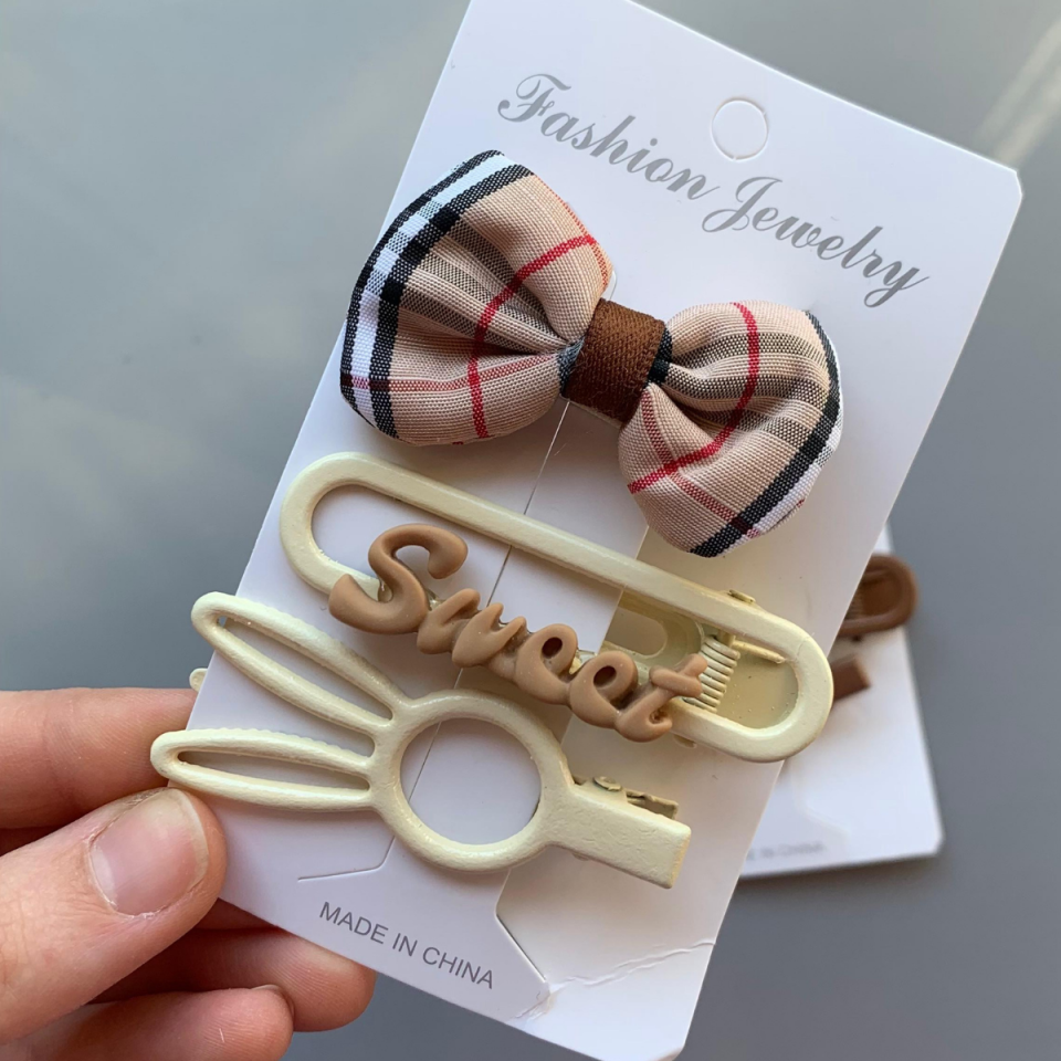 Saç Tokası Sweet 3'lü