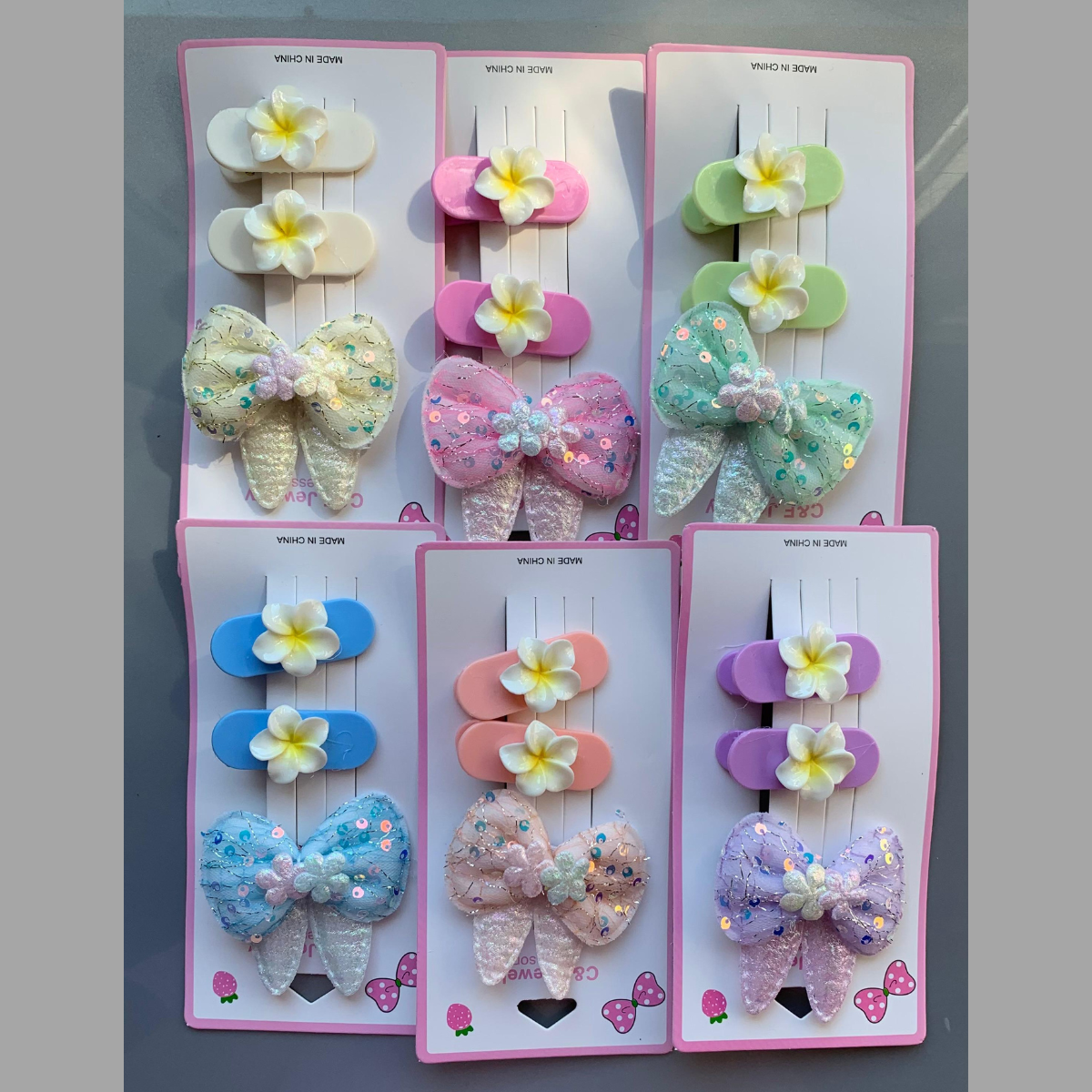 Saç Tokası Pullu 3'lü