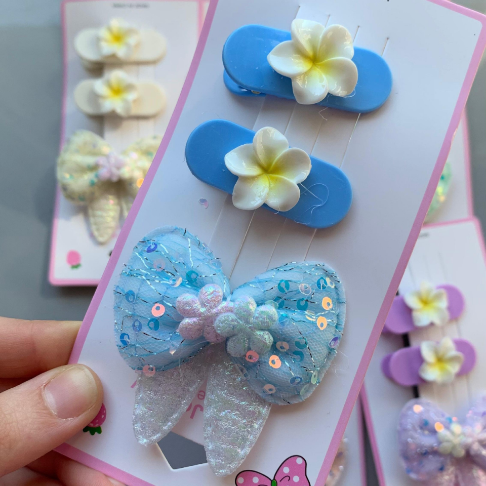 Saç Tokası Pullu 3'lü