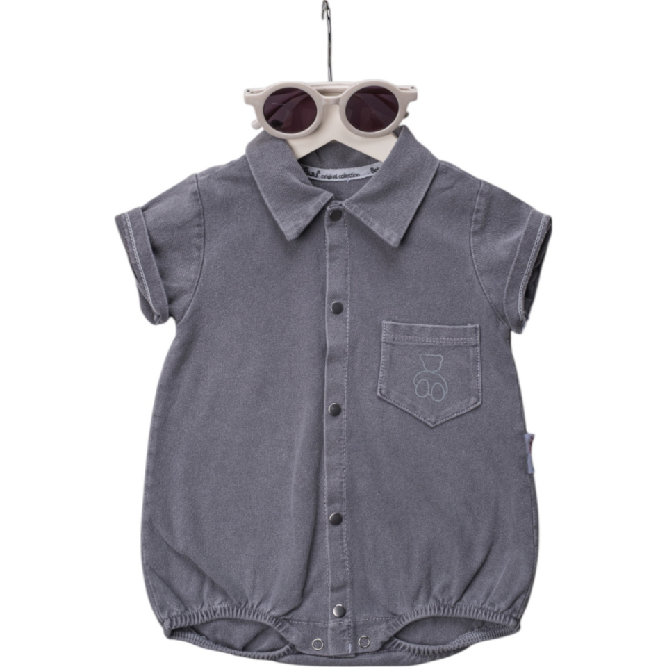 Reflektör Kilotlu Kot Erkek Bebek Tulum