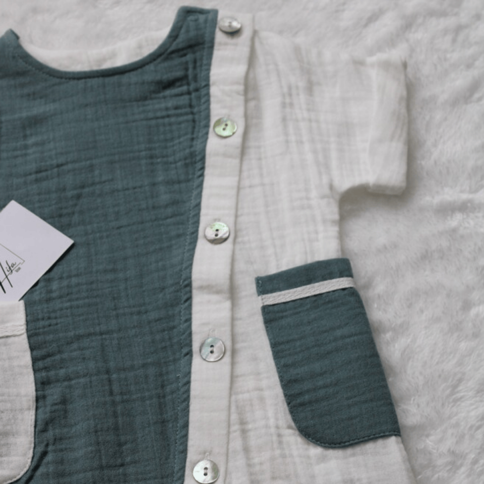 Barbatöz Erkek Bebek Müslin Tulum