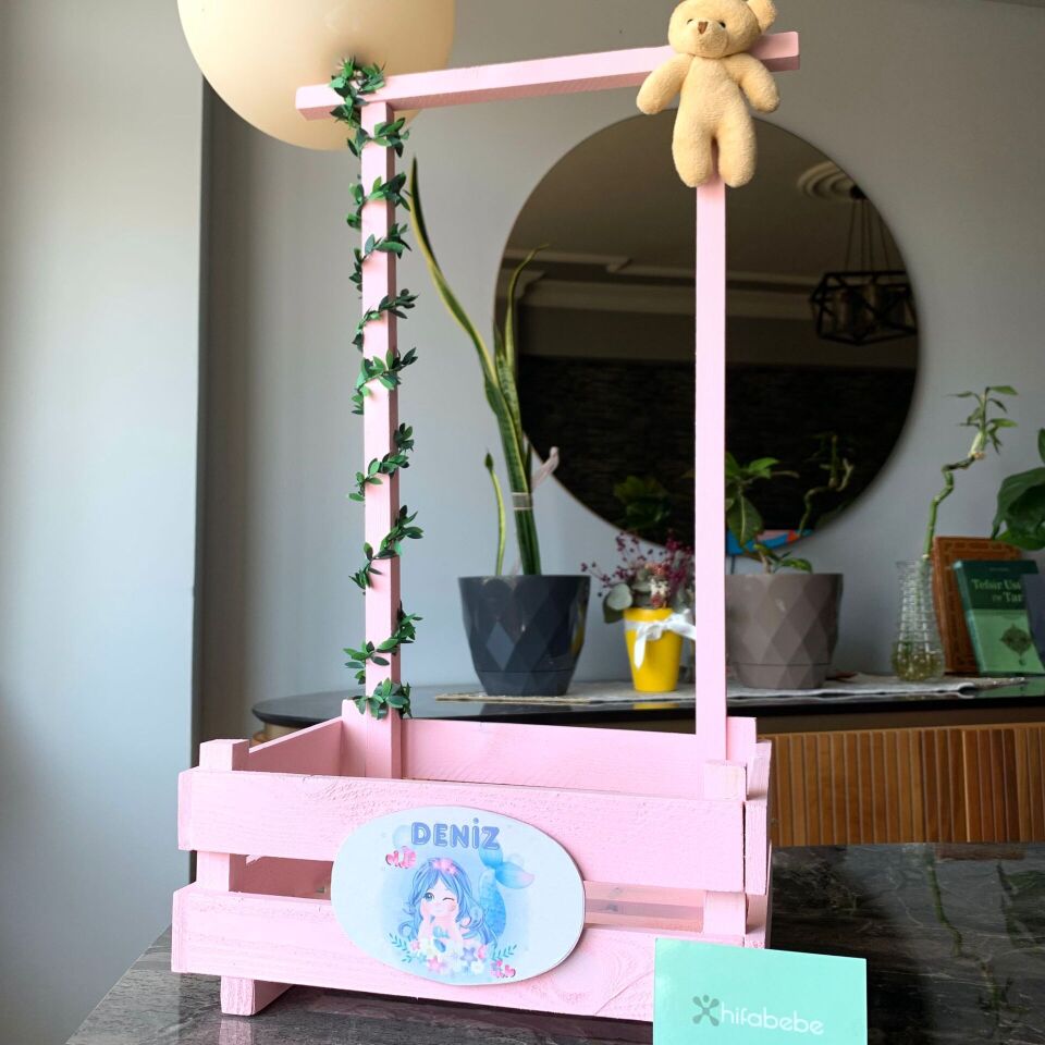 Bebek Hediye Teyze/Hala Sepeti Pembe