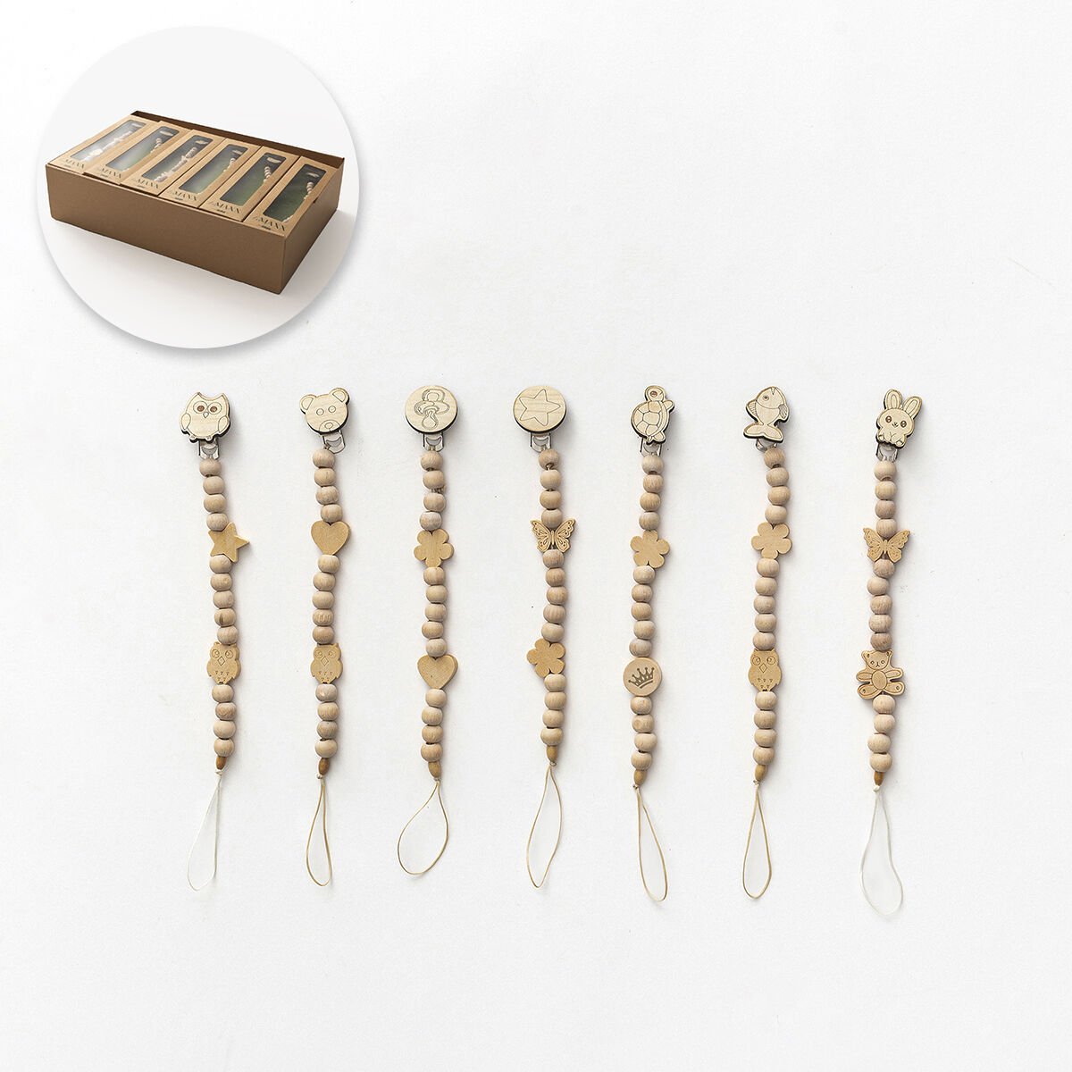 Ahşap Emzik Askısı