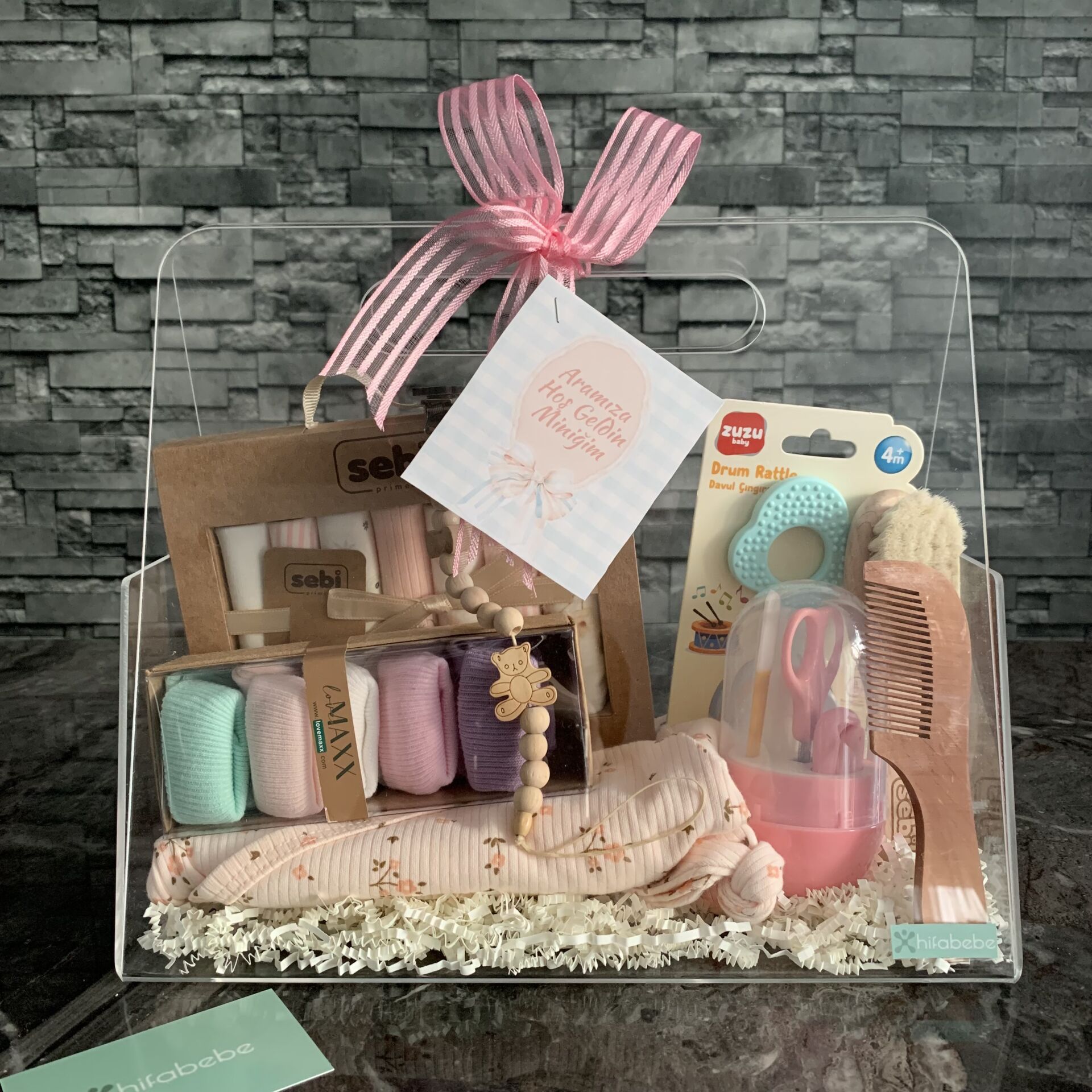 Pleksi Premium Minik Kalpler Çanta Seti