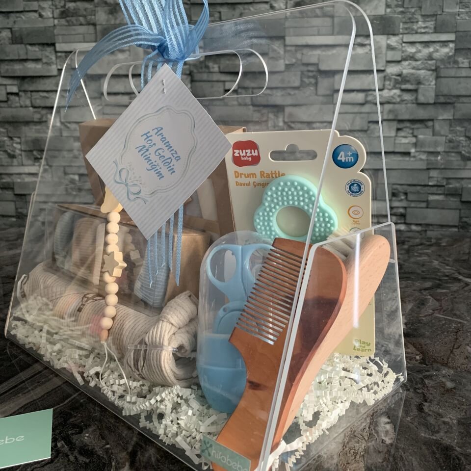 Pleksi Premium Minik Kalpler Çanta Seti