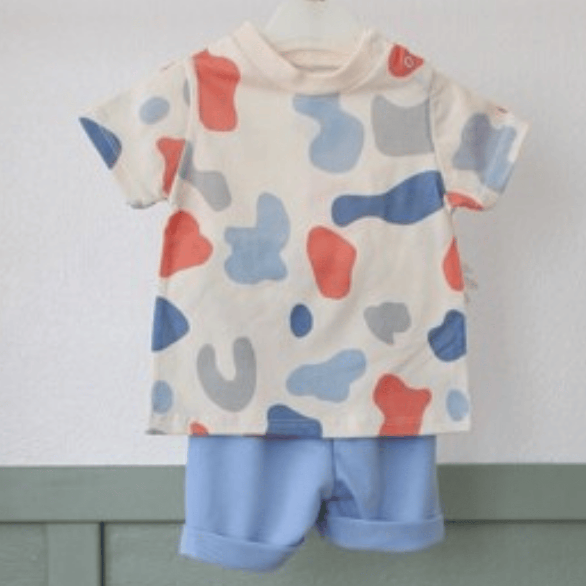 Tişört ve Şort Erkek Bebek Alt Üst 2'li Takım