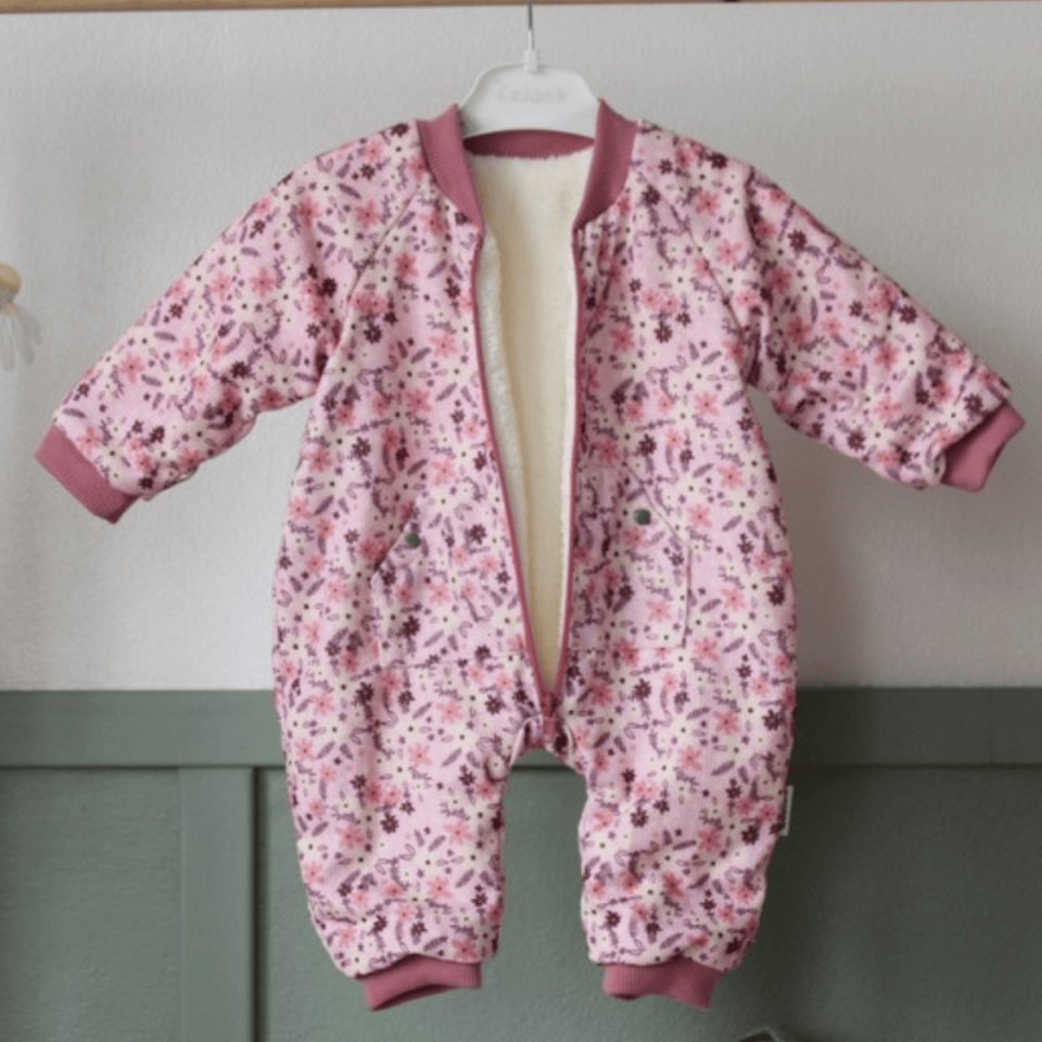 Welsoft Fermuarlı Kız Bebek Tulum