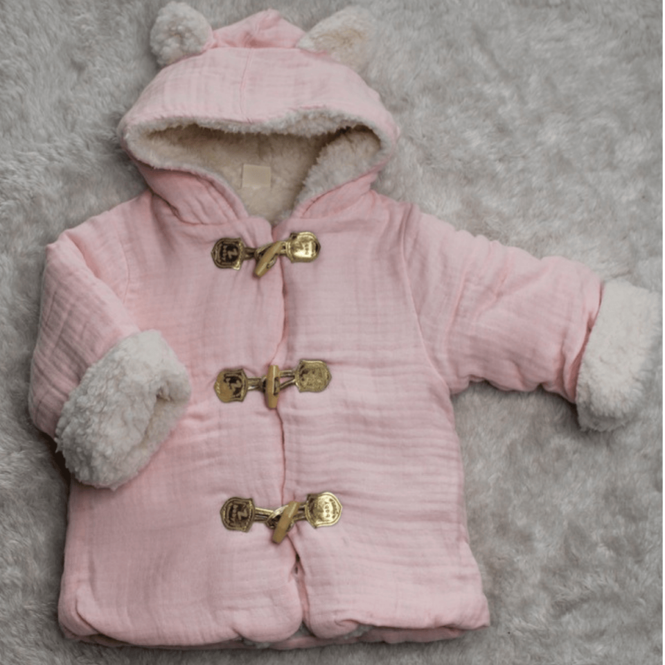 Welsoft Müslin Kız Bebek Mont