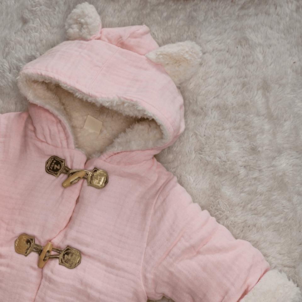 Welsoft Müslin Kız Bebek Mont