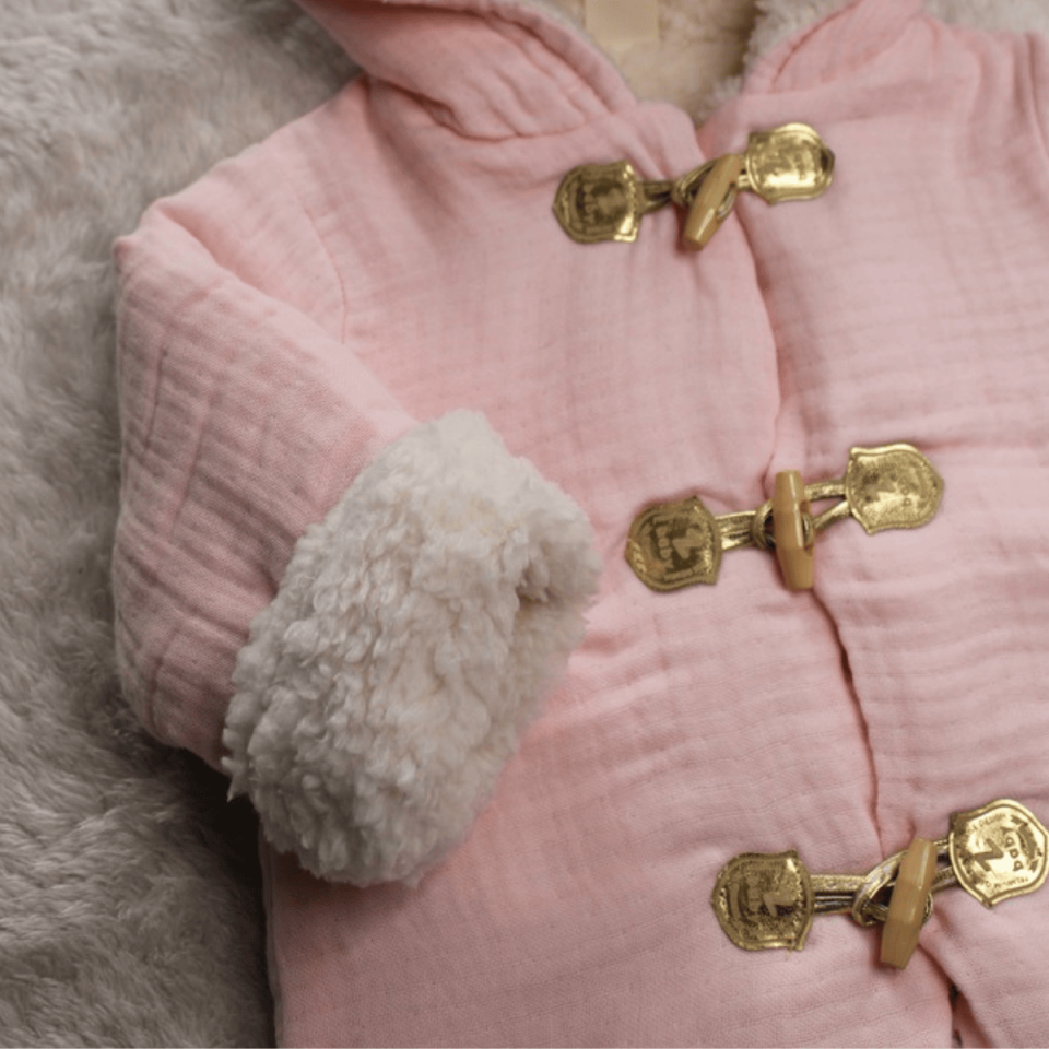 Welsoft Müslin Kız Bebek Mont