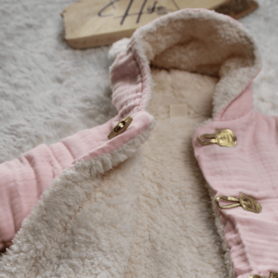 Welsoft Müslin Kız Bebek Mont