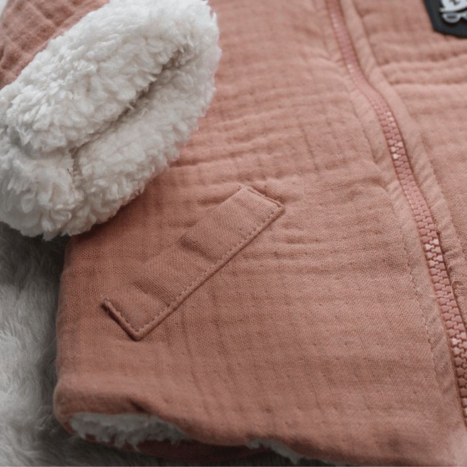 Welsoft Müslin Unisex Bebek Mont