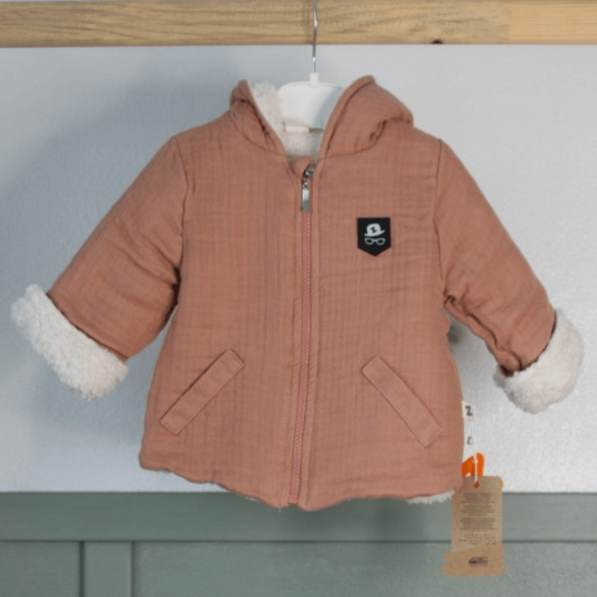 Welsoft Müslin Unisex Bebek Mont