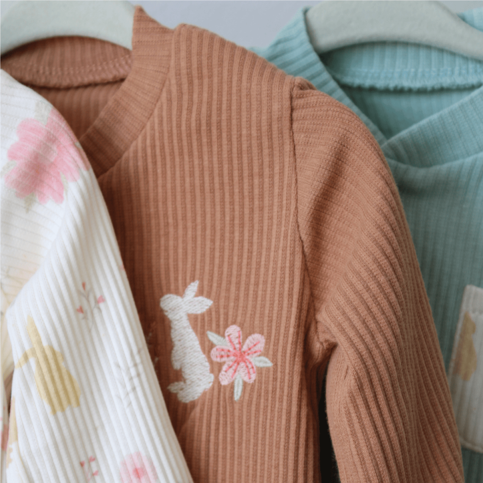 Fitilli Çıtçıtlı Kız Bebek 3'lü Tulum Seti