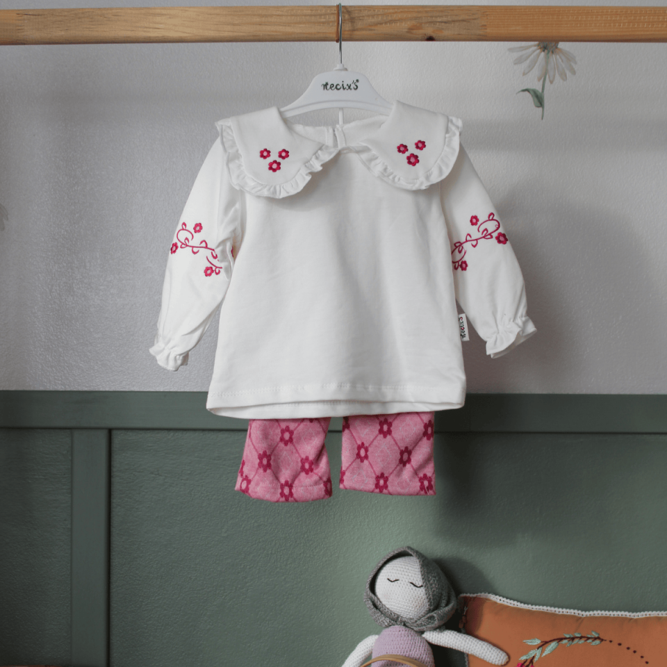 Özgün Kız Bebek 2'li Alt Üst Takım