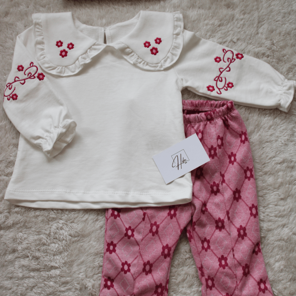 Özgün Kız Bebek 2'li Alt Üst Takım