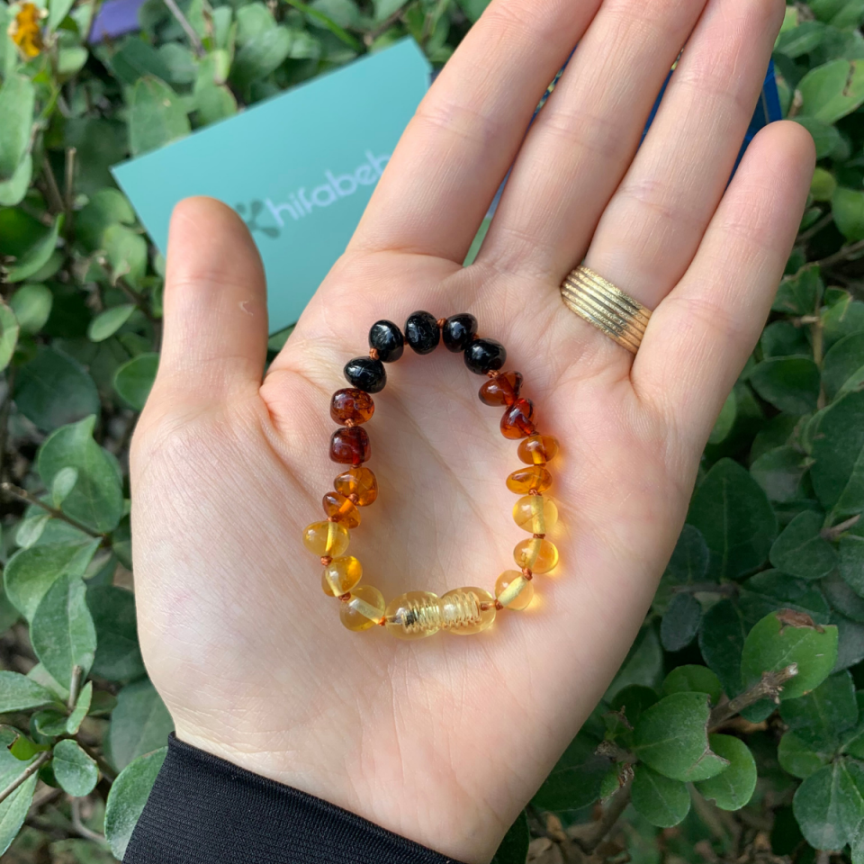 Bebek Kolyesi ve Bilekliği Set Orijinal Damla Kehribar Sertifikalı