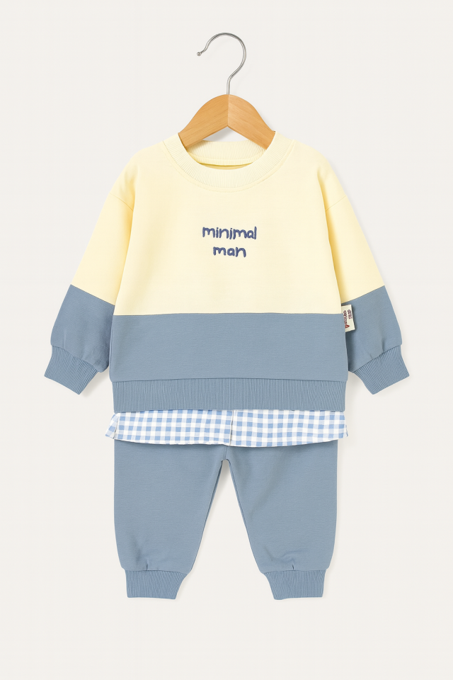 Erkek Bebek Minimal Man Takım