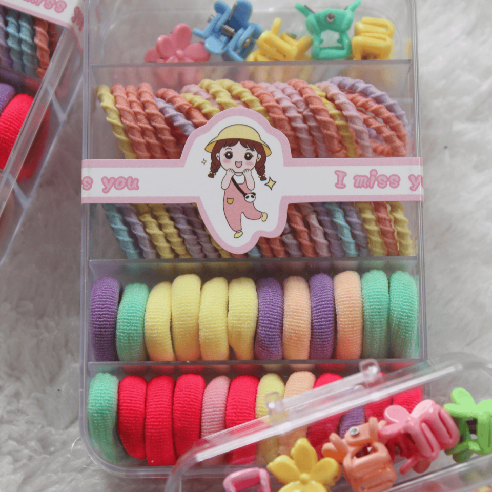 Çocuk Saç Tokası Kutulu Set