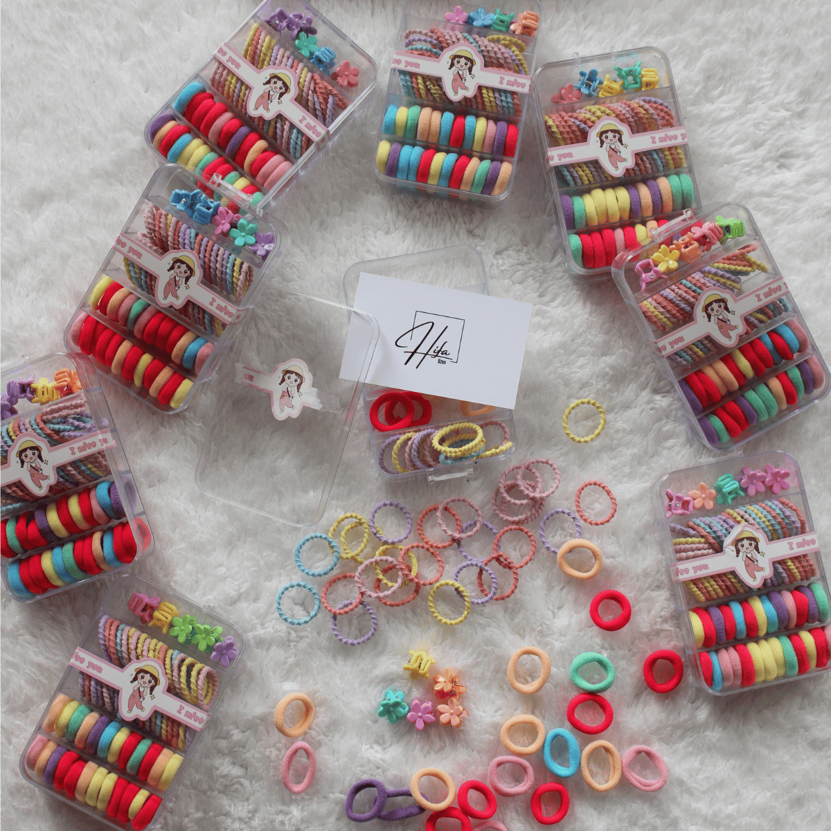 Çocuk Saç Tokası Kutulu Set