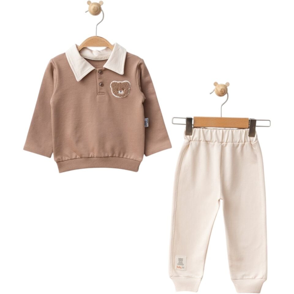 Erkek Bebek Yaka Detay Takım
