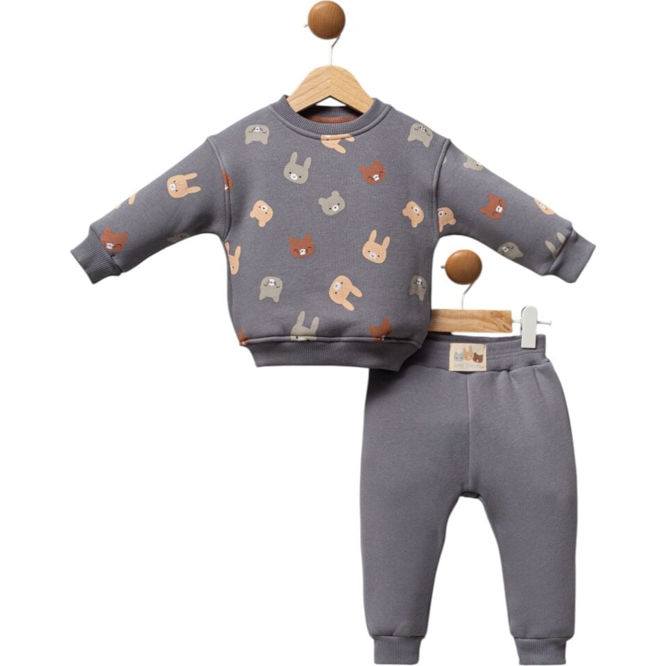 Erkek Bebek 3 İp Tavşancıklar Takım