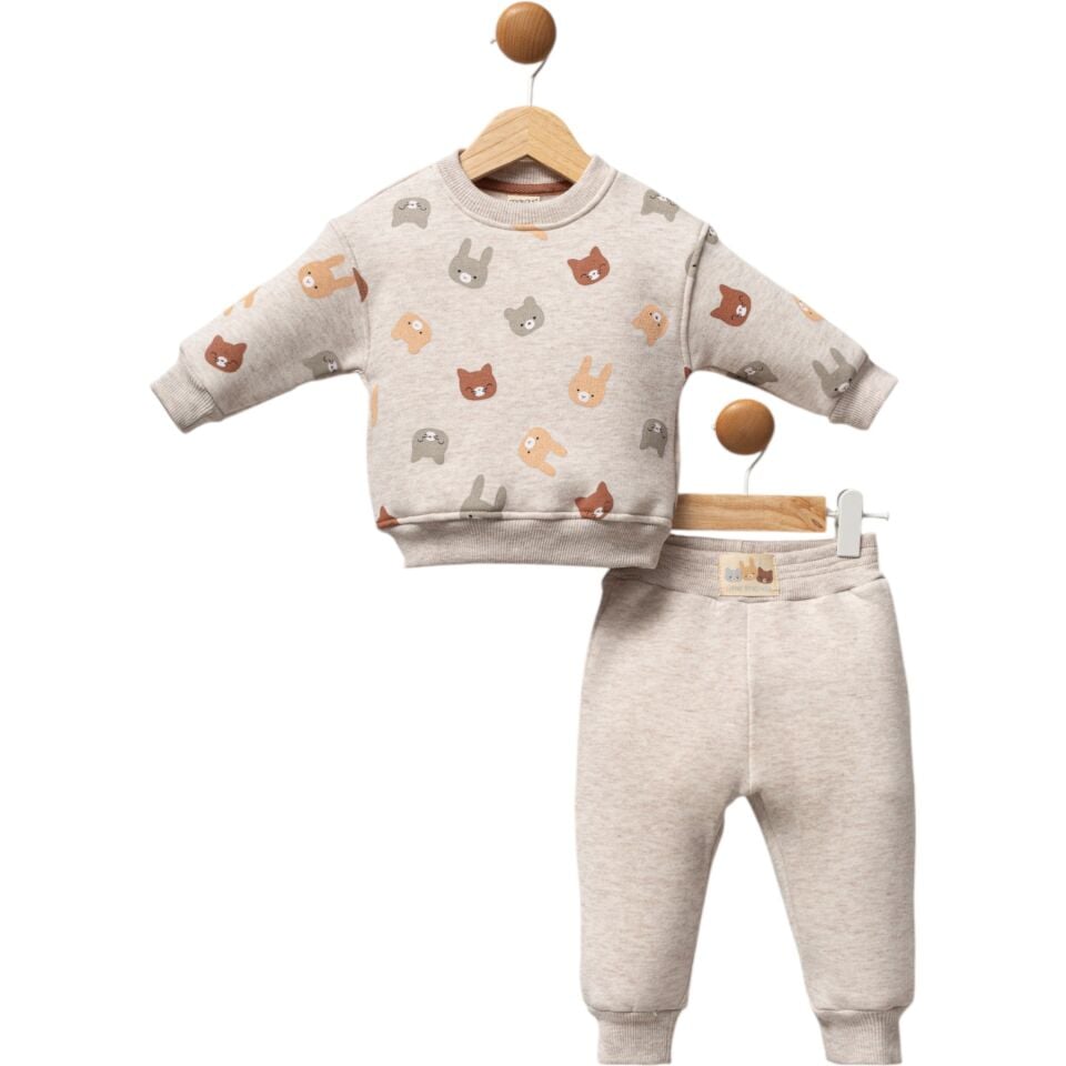 Erkek Bebek 3 İp Tavşancıklar Takım