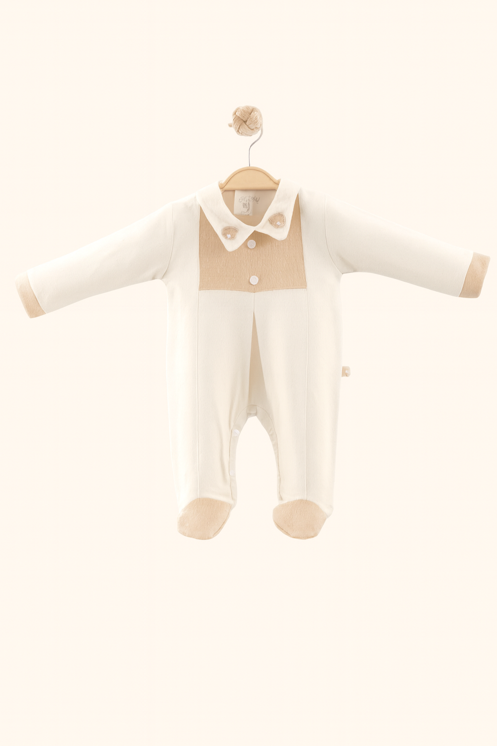 Erkek Bebek Ayıcık Detay Tulum