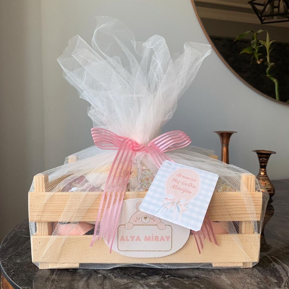 Bebek Hediye Ahşap Kasa