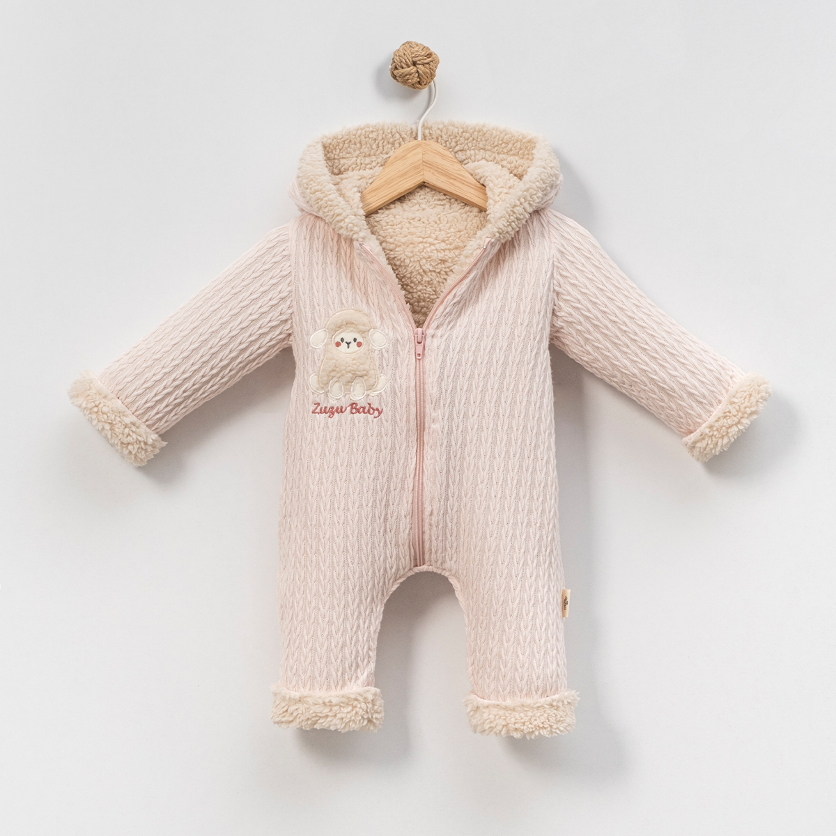 Kız Bebek Jakarlı Kuzu Tulum