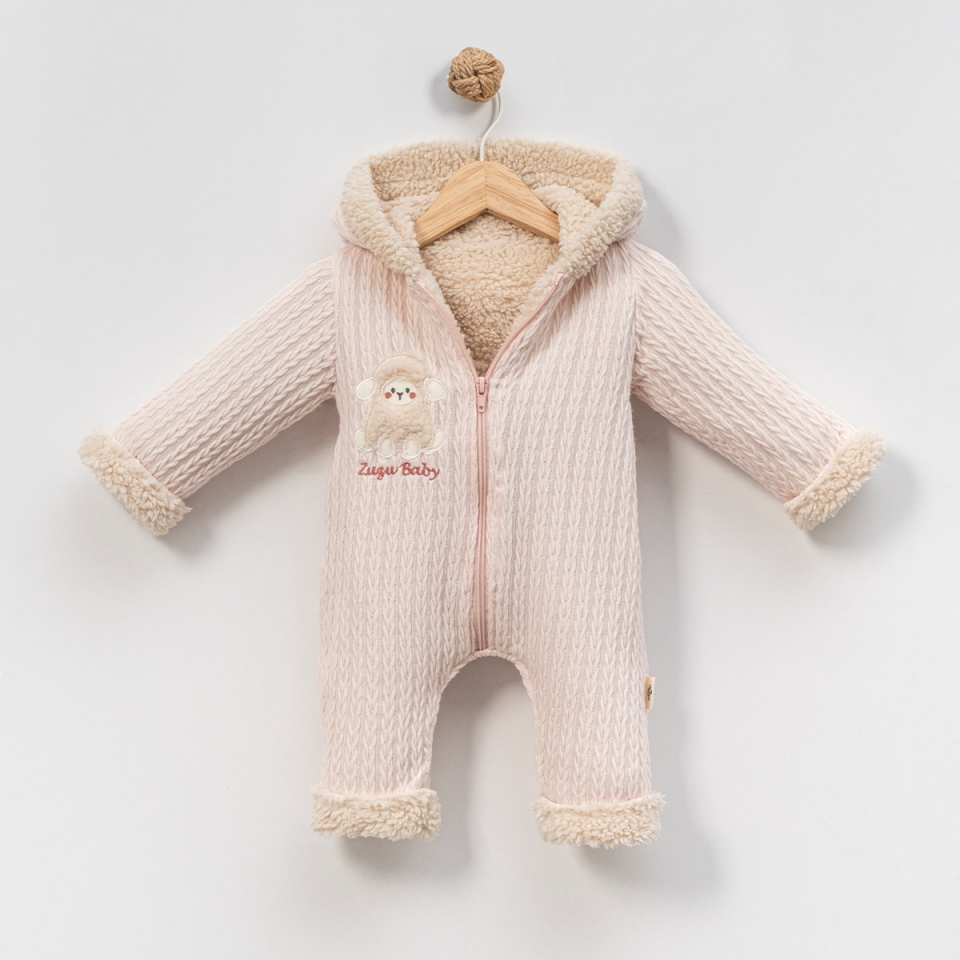 Kız Bebek Jakarlı Kuzu Tulum