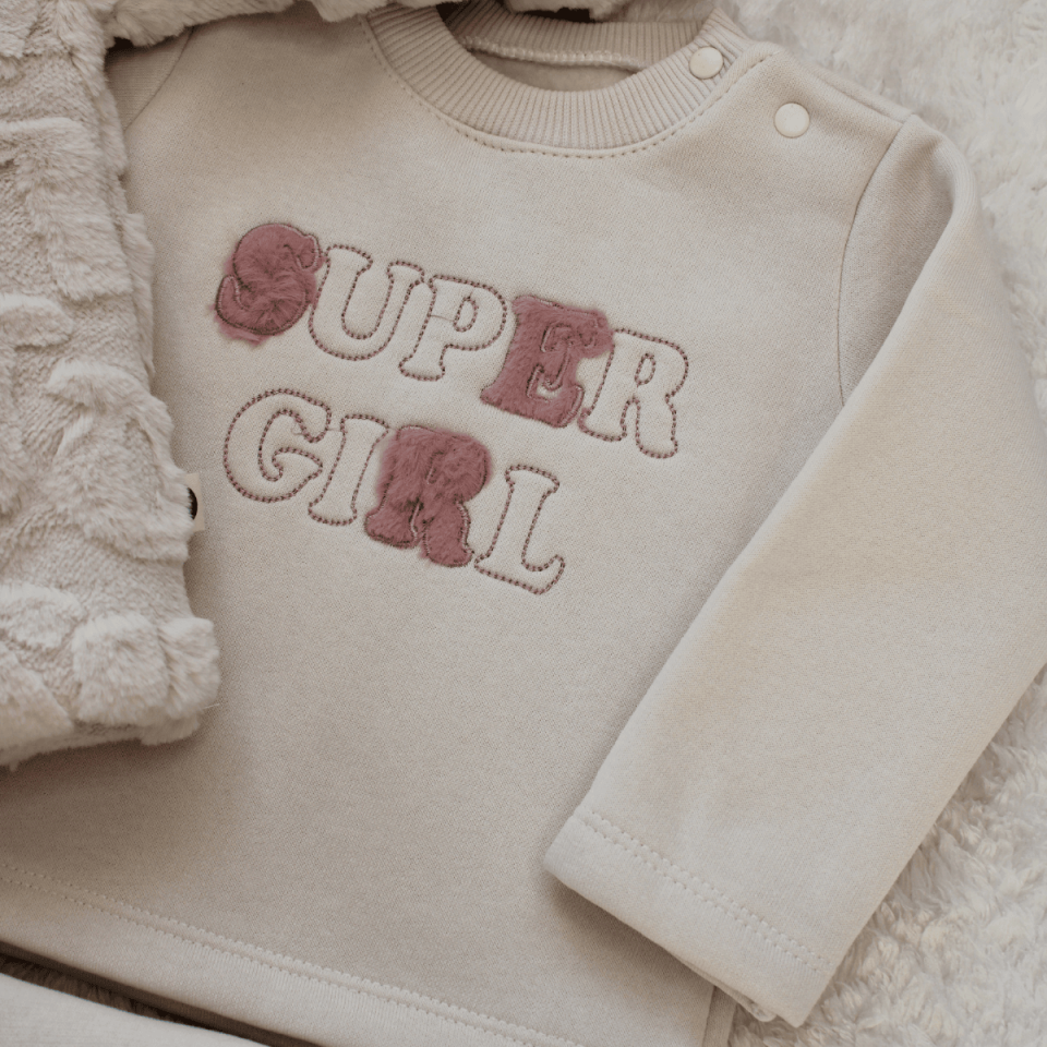 Süpergirl 3'lü Kız Bebek Takım