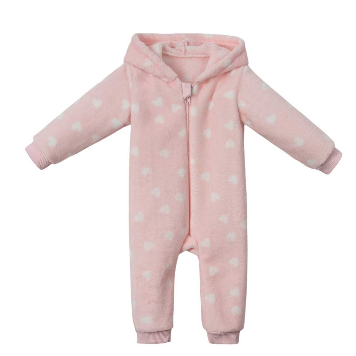 Gala Kalpli Fermuarlı Welsoft Kız Bebek Tulum