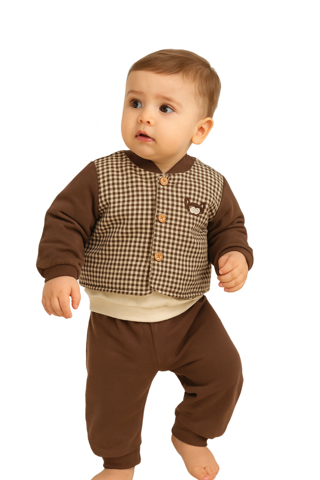 Erkek Bebek Collage 3lü Takım