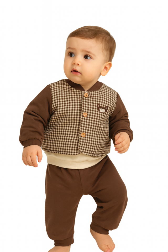 Erkek Bebek Collage 3lü Takım