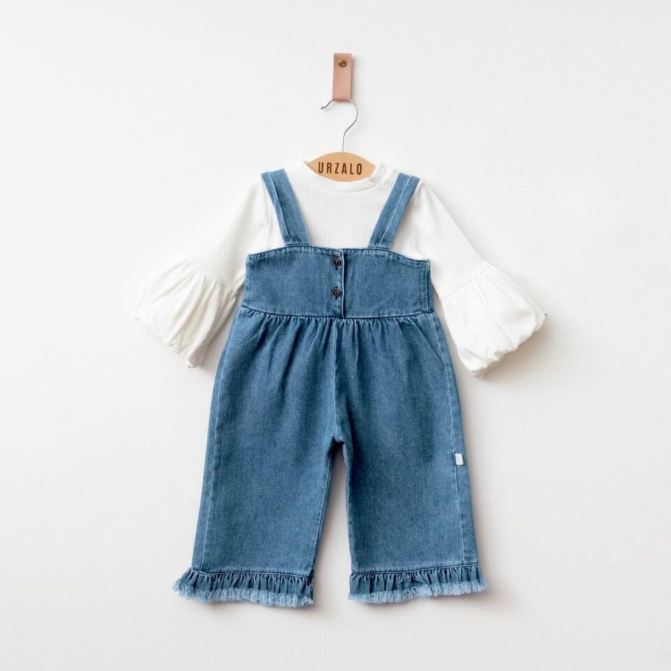 Kız Bebek Premium Rahi Kot Slopet Takım