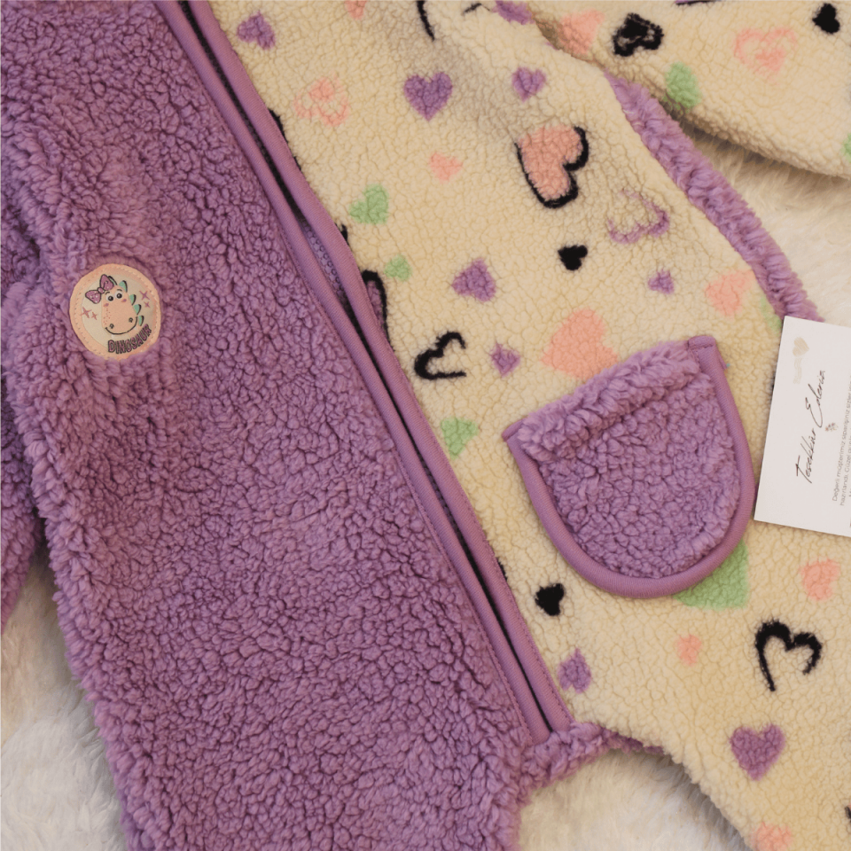 Welsoft Kalpli Fermuarlı Kız Bebek Tulum