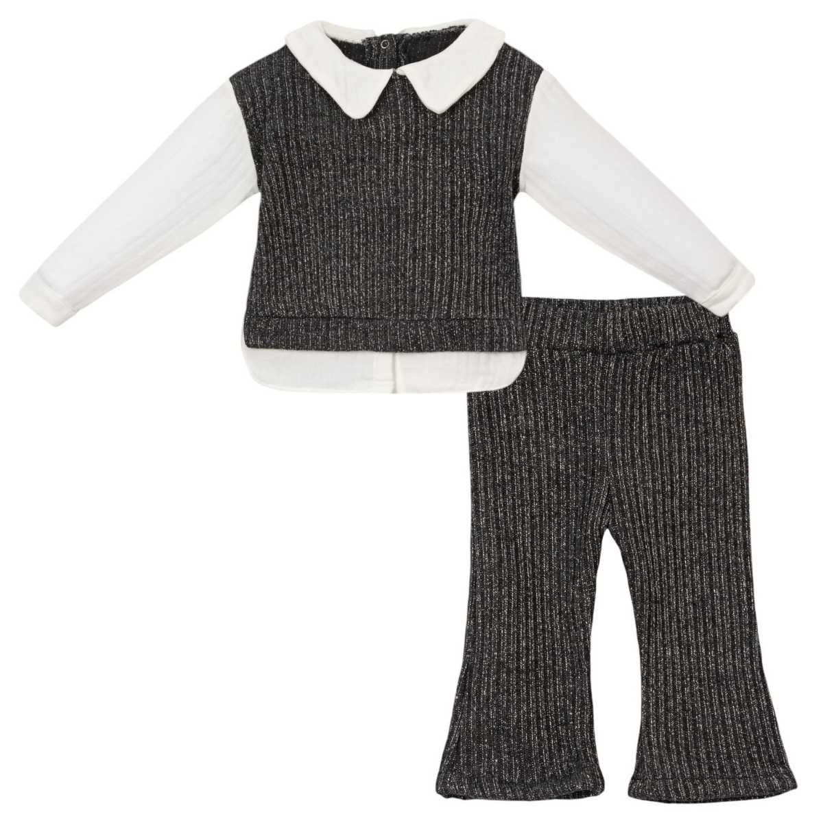 Rüya Özgün Simli Kız Bebek Alt Üst 2'li Takım