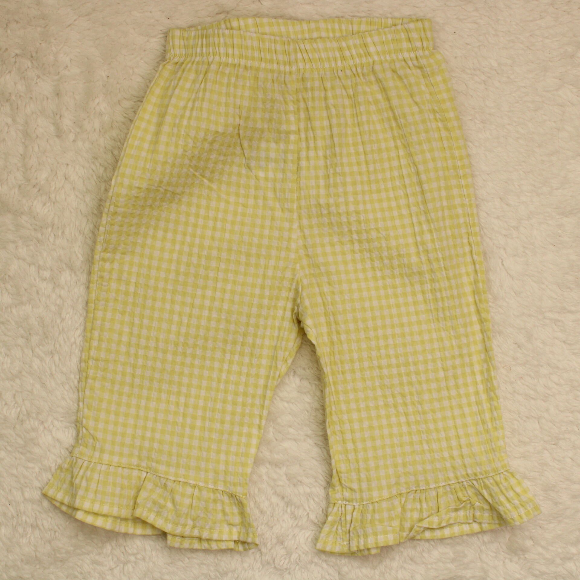 Fırfır Detaylı Oversize Kız Bebek Pantolon