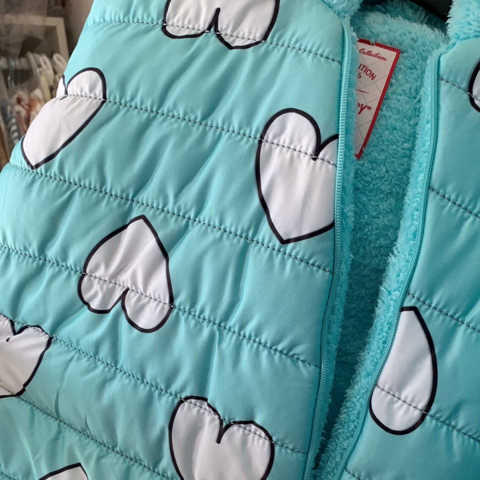 Kalp Baskılı Kız Bebek Kozmonot