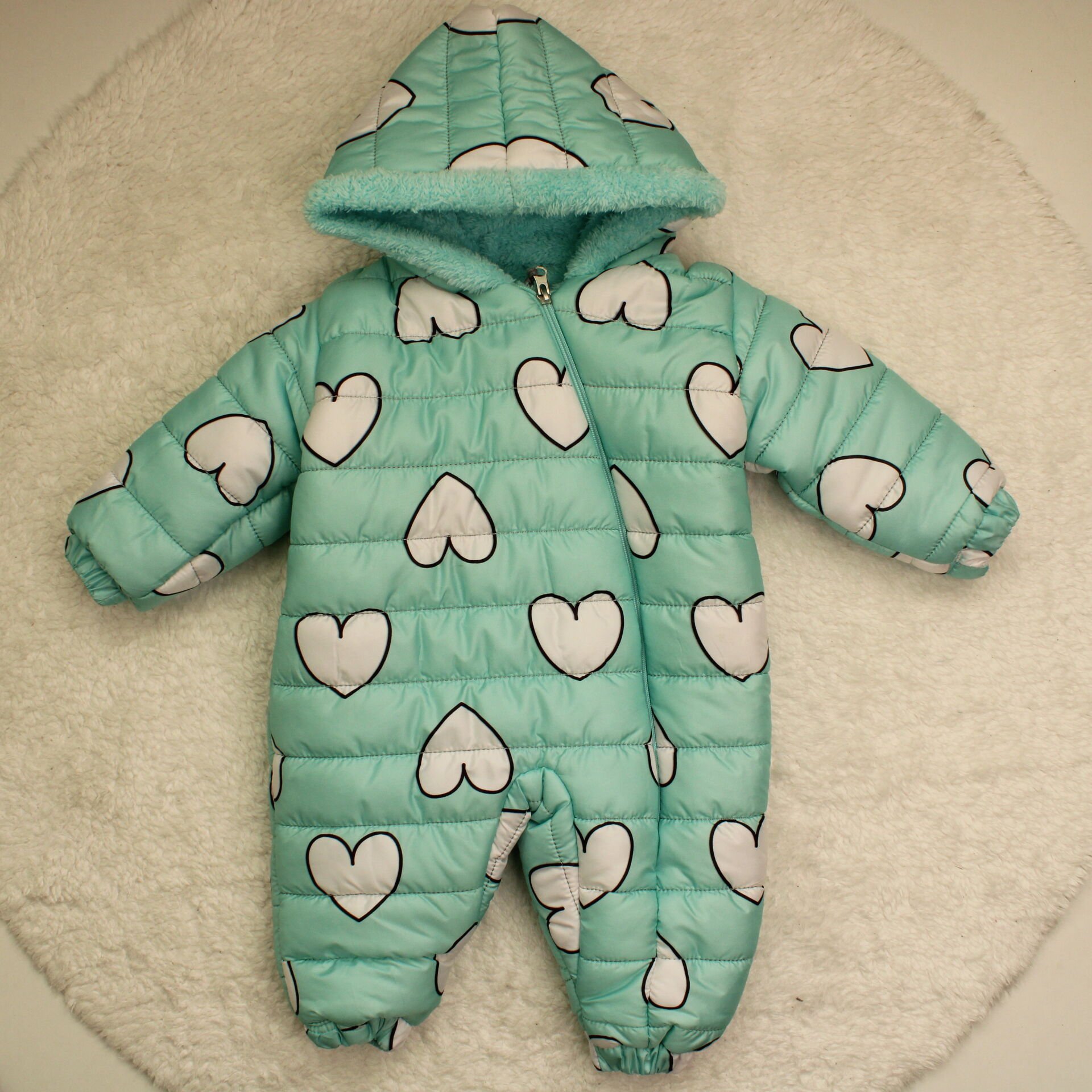 Kalp Baskılı Kız Bebek Kozmonot