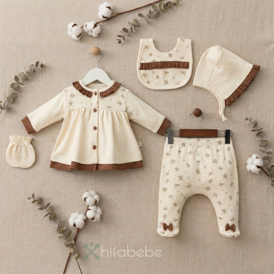 Baby Bloom - Zamansız Rattan Hediye Seti (Kız Bebek) ÖN SİPARİŞ