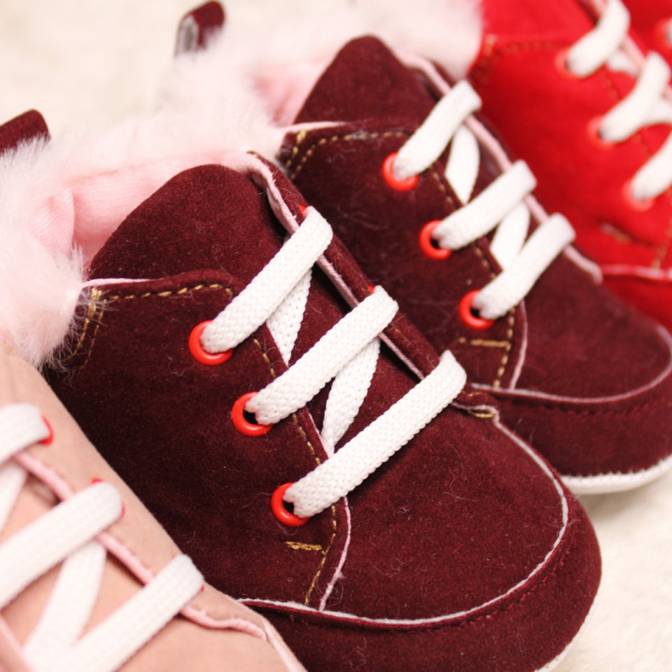 Kız Bebek Bağcıklı Ayakkabı